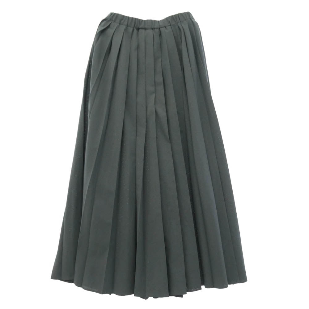 nagonstans ナゴンスタンス 470JA431-0071 pleats skirt プリーツ スカート グレー系 M【新古品】【未使用】【中古】