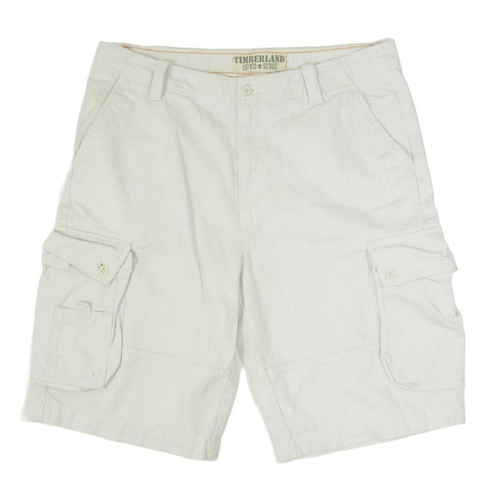 Timberland ティンバーランド カーゴ ハーフ パンツ ショーツ ホワイト系 36【中古】