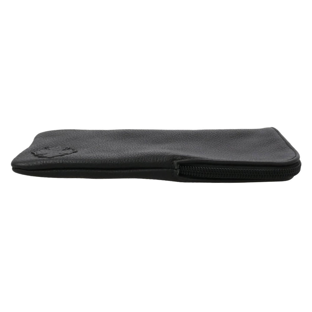 CHROME HEARTS クロムハーツ（原本無） EYEWEAR CASE レザー CHプラスパッチ アイウェアケース ブラック系【中古】