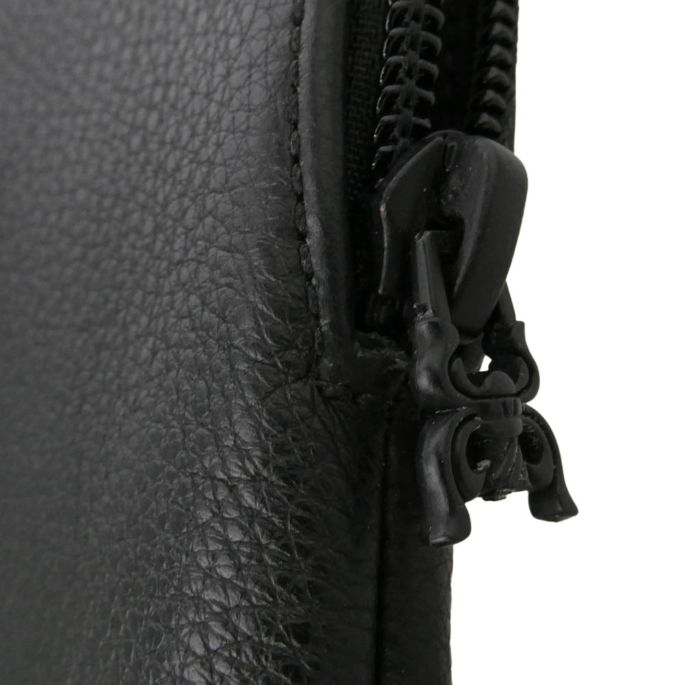 CHROME HEARTS クロムハーツ（原本無） EYEWEAR CASE レザー CHプラスパッチ アイウェアケース ブラック系【中古】