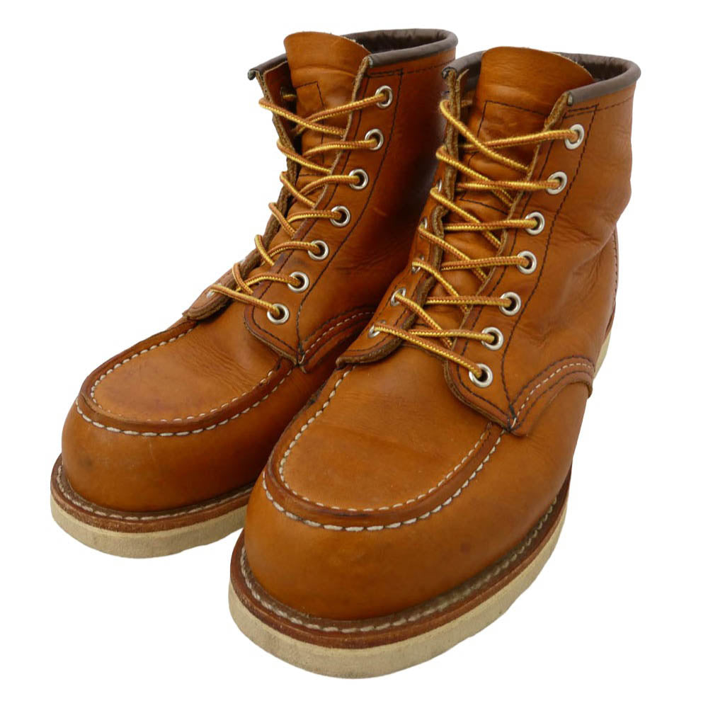 RED WING レッドウィング 875 6-inch Classic Moc 6インチ クラシックモック アイリッシュ セッター ブーツ ライトブラウン系 25.5cm【中古】