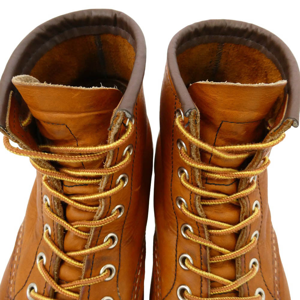 RED WING レッドウィング 875 6-inch Classic Moc 6インチ クラシックモック アイリッシュ セッター ブーツ ライトブラウン系 25.5cm【中古】