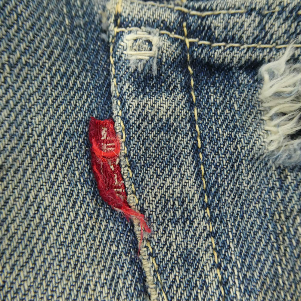 Levi's リーバイス ヴィンテージ 40s 501XX 47モデル ビッグE 隠しリベット 片面タブ デニム パンツ インディゴブルー系 不明【中古】