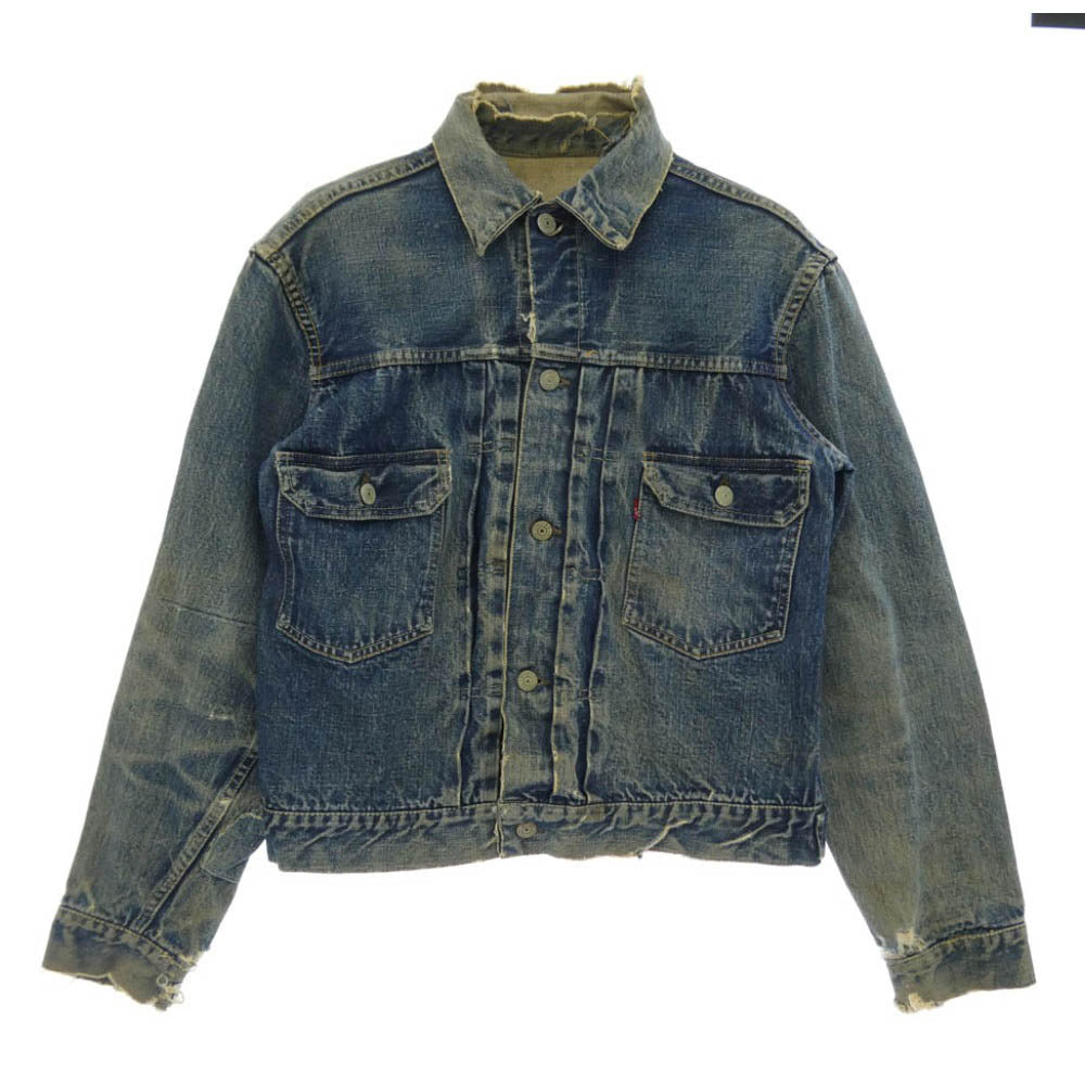 Levi's リーバイス 50s 60s 507XX 2nd セカンド ボタン裏17 ビッグE デニム ジャケット インディゴブルー系【中古】