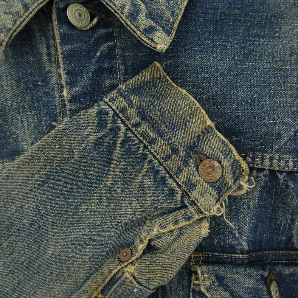 Levi's リーバイス 50s 60s 507XX 2nd セカンド ボタン裏17 ビッグE デニム ジャケット インディゴブルー系【中古】