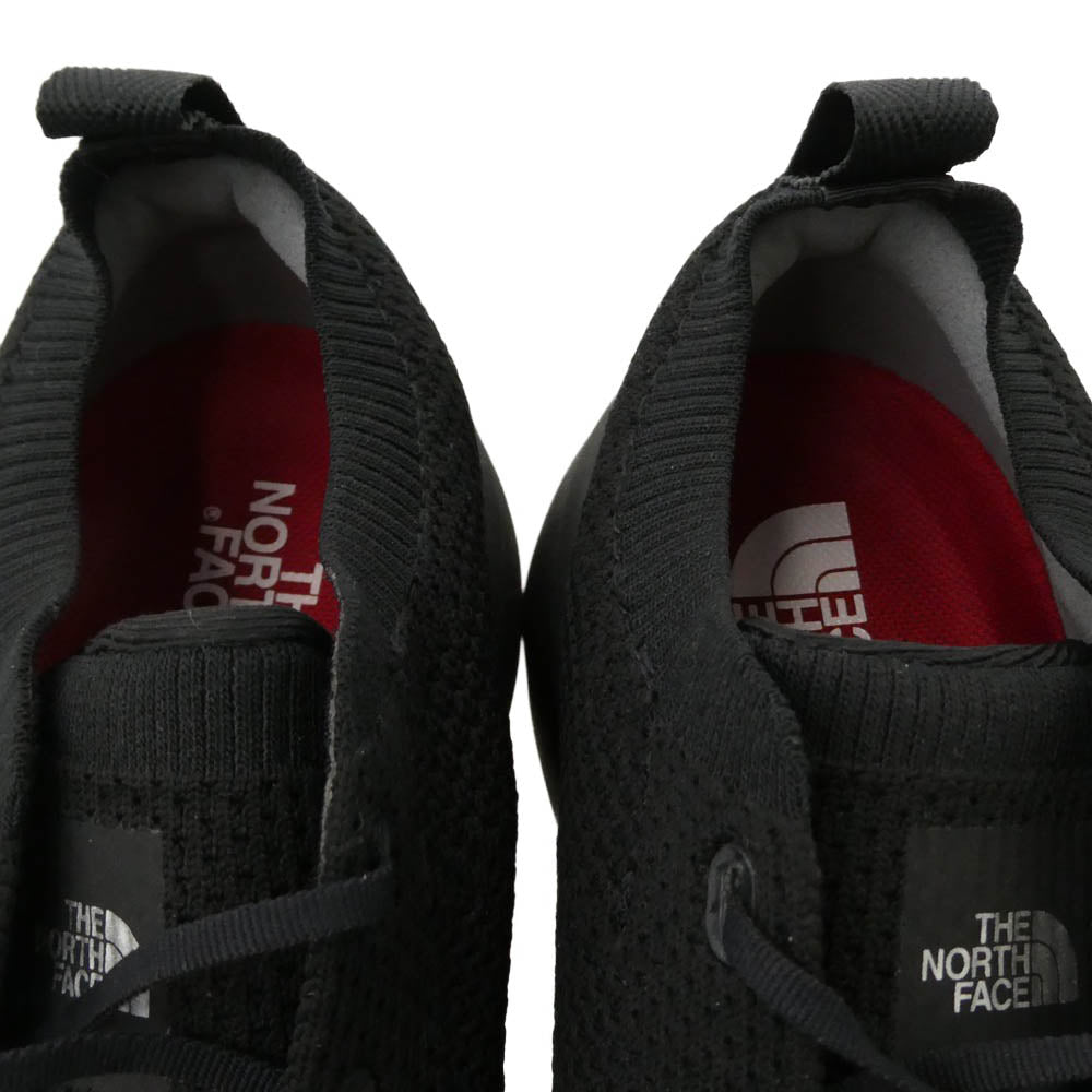 THE NORTH FACE ノースフェイス NF51904 Pinnacle Runner Red ピナクル ランナー レッド ランニングシューズ ローカットスニーカー ブラック系 27.5cm【中古】