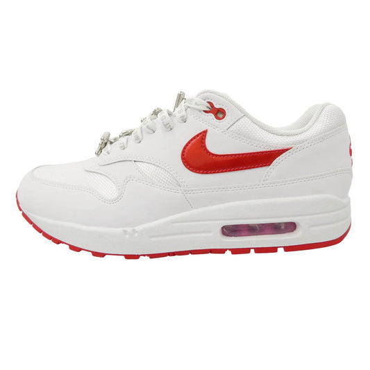 NIKE ナイキ DD8359-100 Air Max 1 PRM Valentines Day エアマックス1 プレミアム バレンタインデー ローカットスニーカー ホワイト系 シルバー系 27.5cm【美品】【中古】
