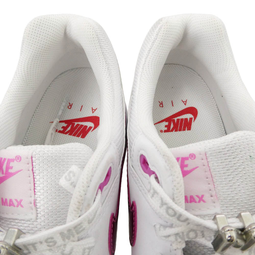 NIKE ナイキ DD8359-100 Air Max 1 PRM Valentines Day エアマックス1 プレミアム バレンタインデー ローカットスニーカー ホワイト系 シルバー系 27.5cm【美品】【中古】