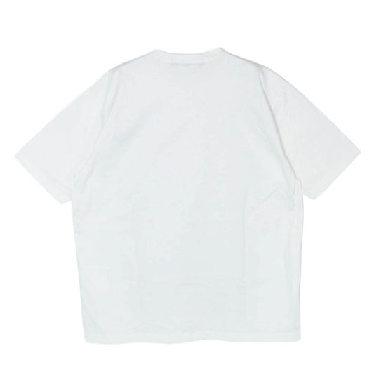 JUNYA WATANABE COMME des GARCONS MAN ジュンヤワタナベコムデギャルソンマン 21SS WG-T015 フロントボーダープリント Tシャツ 半袖カットソー ホワイト系 L【中古】