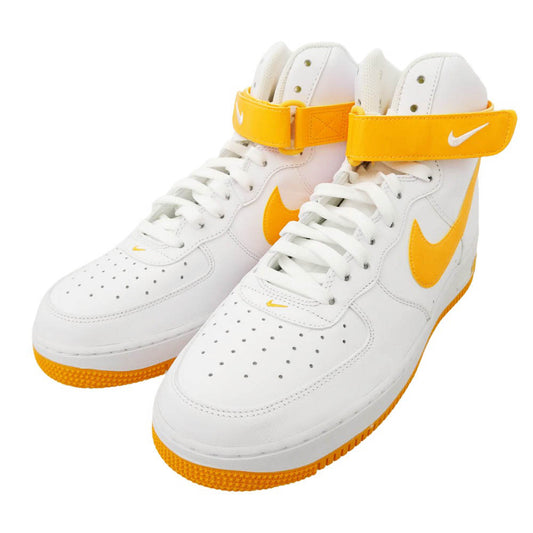 NIKE ナイキ DD8359-100 Air Force 1 High 07 White Sundial エアフォース1 ハイ 07 ホワイト サンダイアル ハイカットスニーカー ホワイト系 オレンジ系 28cm【美品】【中古】