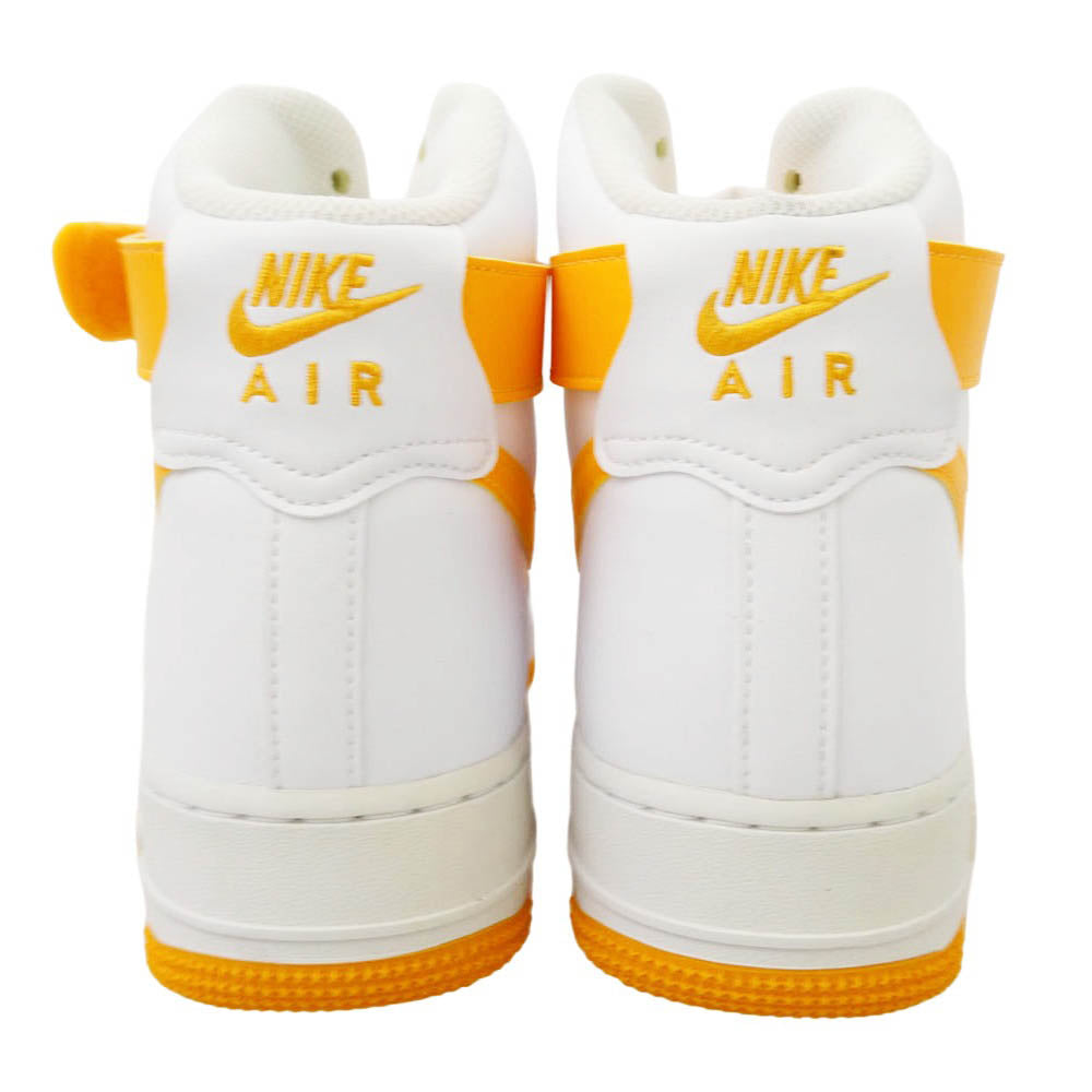 NIKE ナイキ DD8359-100 Air Force 1 High 07 White Sundial エアフォース1 ハイ 07 ホワイト サンダイアル ハイカットスニーカー ホワイト系 オレンジ系 28cm【美品】【中古】