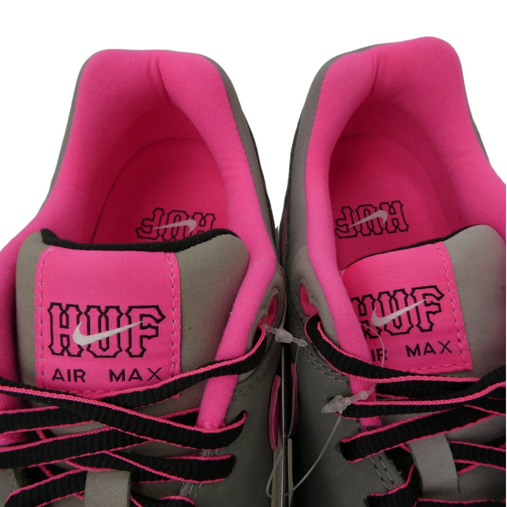 NIKE ナイキ HUF ハフ HF3713-003 × HUF Air Max 1 Anthracite Pink Pow ハフ エアマックス1 アンスラサイト ピンクパウ ローカットスニーカー マルチカラー系 26cm【新古品】【未使用】【中古】