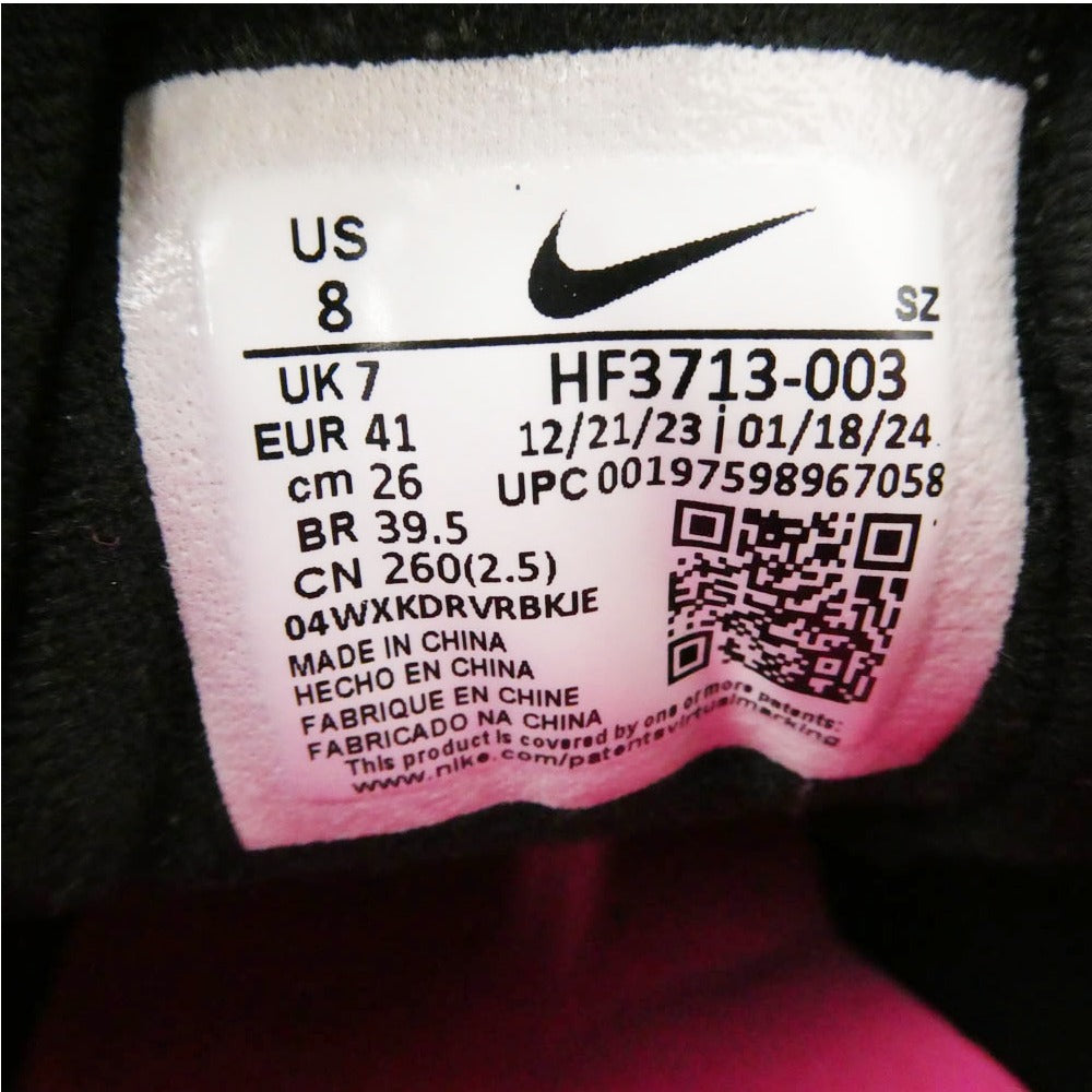 NIKE ナイキ HUF ハフ HF3713-003 × HUF Air Max 1 Anthracite Pink Pow ハフ エアマックス1 アンスラサイト ピンクパウ ローカットスニーカー マルチカラー系 26cm【新古品】【未使用】【中古】