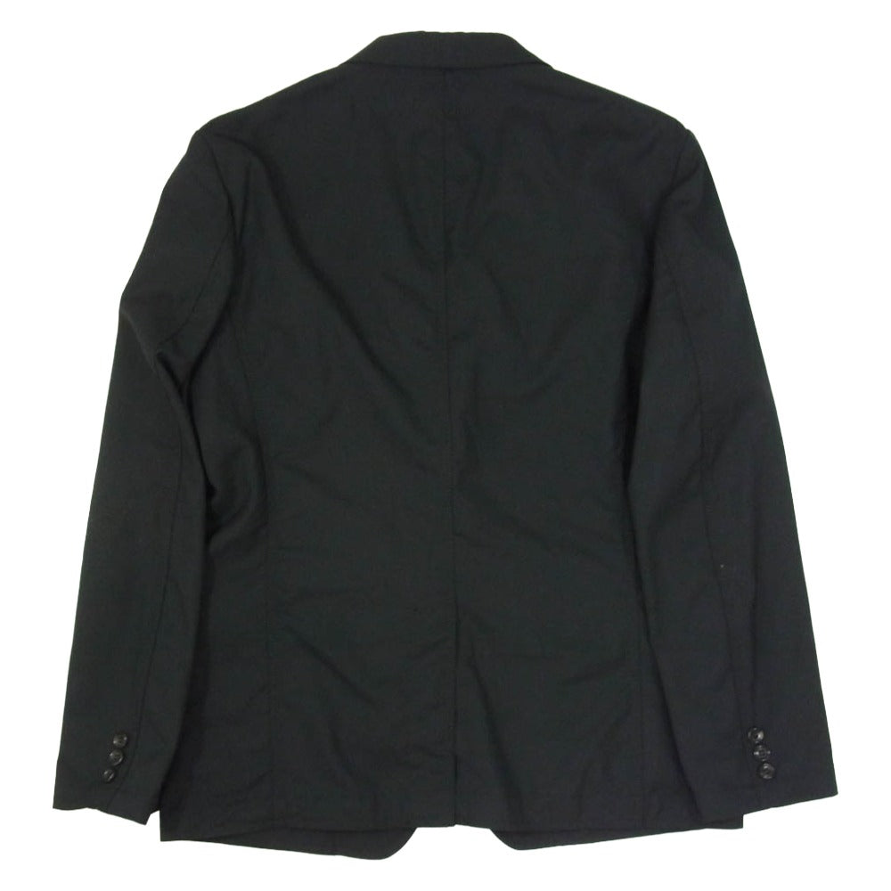 COMME des GARCONS HOMME コムデギャルソンオム 19AW HD-J016 ペイント加工 ウール コットン テーラード ジャケット ブラック系 M【中古】