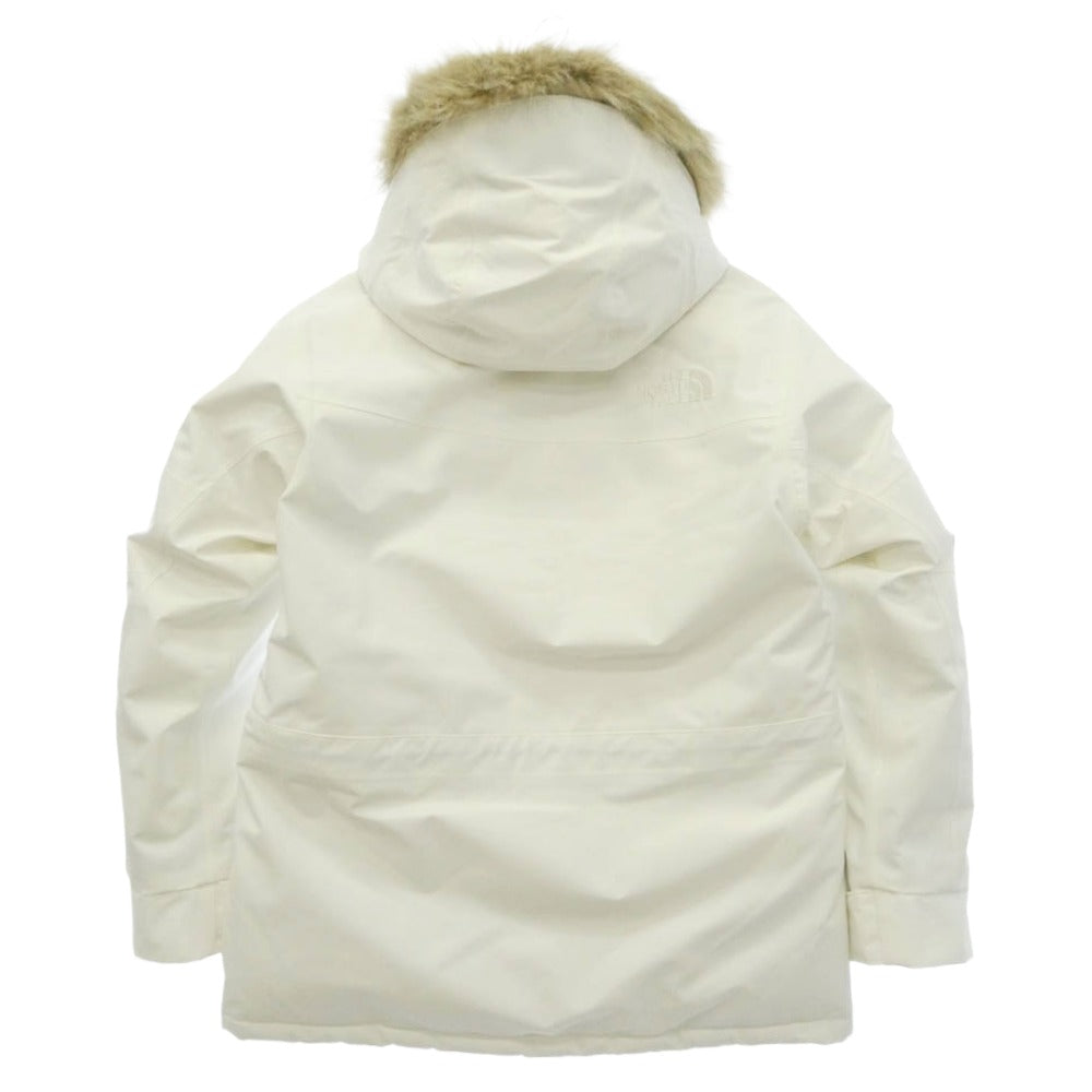 THE NORTH FACE ノースフェイス ND92239 UNDYED ANTARCTICA PARKA アンダイド アンタークティカパーカ ファー付き ダウンジャケット ホワイト系 L【美品】【中古】