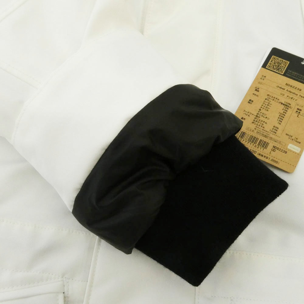 THE NORTH FACE ノースフェイス ND92239 UNDYED ANTARCTICA PARKA アンダイド アンタークティカパーカ ファー付き ダウンジャケット ホワイト系 L【美品】【中古】