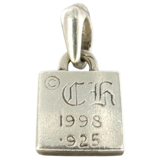 CHROME HEARTS クロムハーツ（原本無） FRAMED CH PLUS 1DIA フレームドCHプラス 1ダイヤ チャーム ペンダント トップ シルバー系【中古】