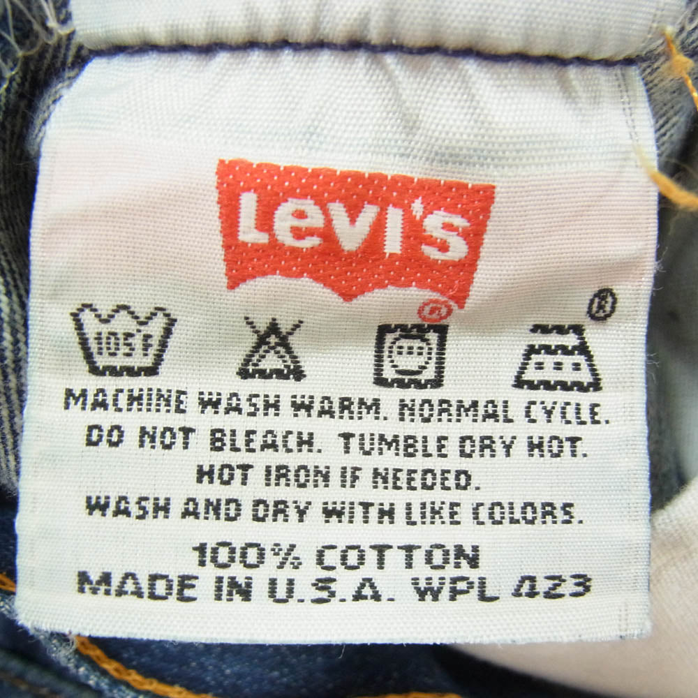 Levi's リーバイス 6501-0135 USA製 ボタン裏553 デニム パンツ インディゴブルー系 29【中古】