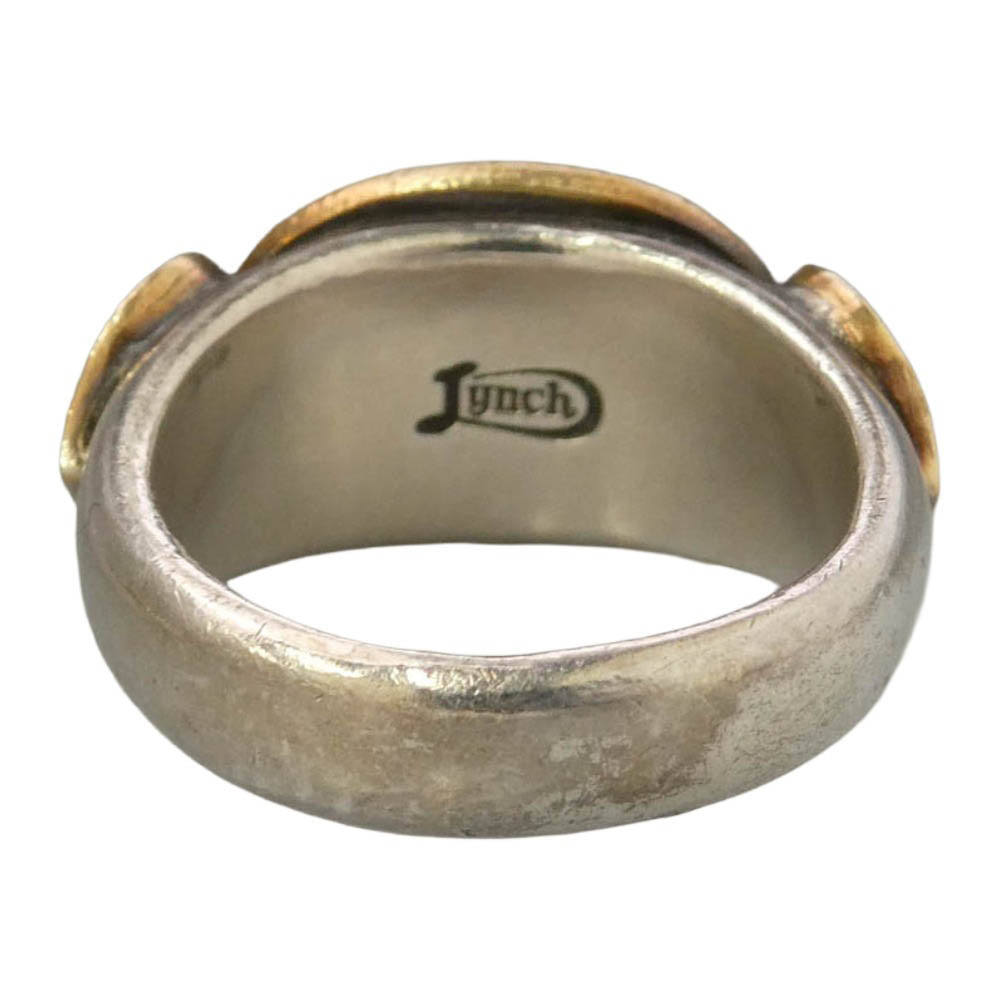 LYNCH SILVERSMITH リンチシルバースミス 18K×シルバーコンビ カスタムオーダー ANCHOR RING アンカー リング シルバー系 ゴールド系 21.5号【中古】