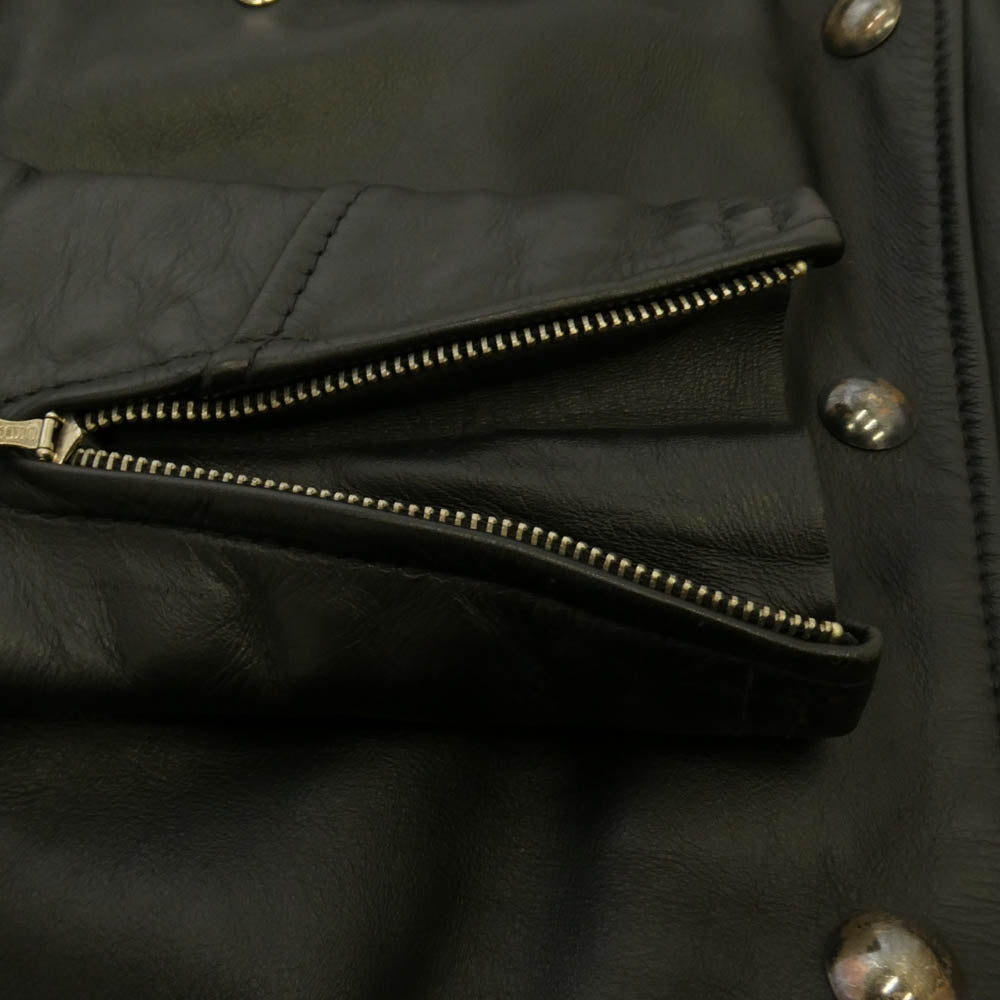 LANGLITZ LEATHERS ラングリッツレザーズ COMSTOCK カムストック キドニーベルト ピンズ付き ブラック系【中古】