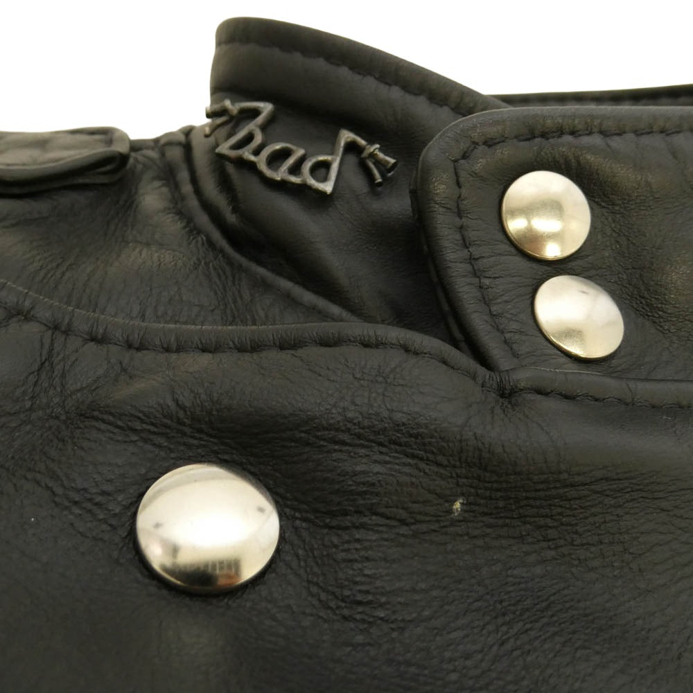 LANGLITZ LEATHERS ラングリッツレザーズ COMSTOCK カムストック キドニーベルト ピンズ付き ブラック系【中古】
