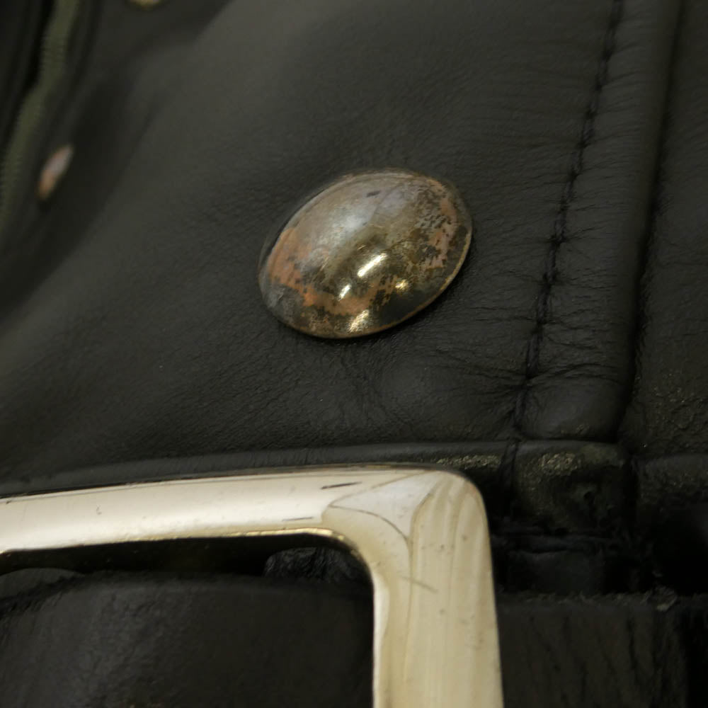 LANGLITZ LEATHERS ラングリッツレザーズ COMSTOCK カムストック キドニーベルト ピンズ付き ブラック系【中古】