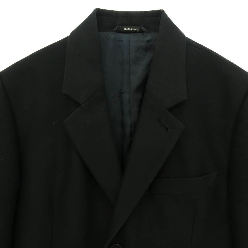 MAISON MARTIN MARGIELA メゾンマルタンマルジェラ 14AW S50AA0017 コットンツイル 本切羽 チェスター コート ブラック系 44【中古】
