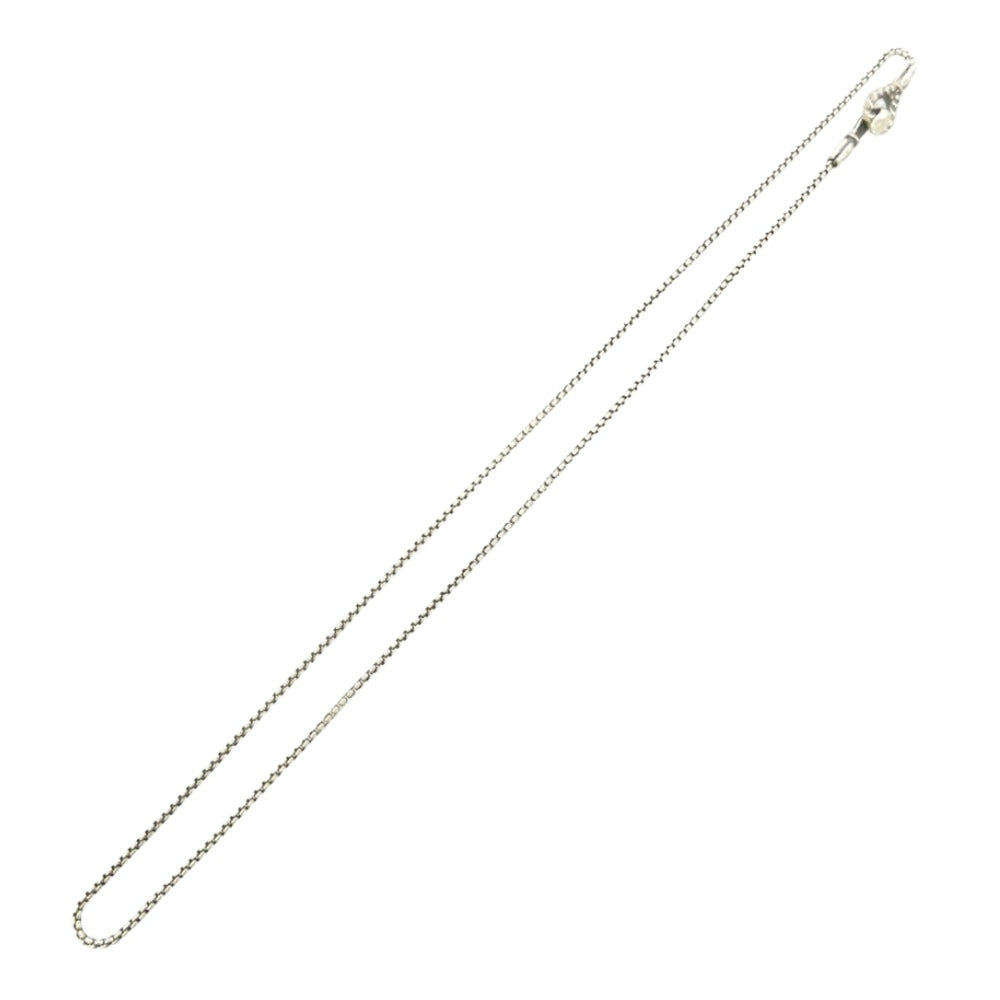 LONE ONES ロンワンズ メイティングフライト フック ボックス チェーン S ネックレス 18インチ シルバー系【美品】【中古】