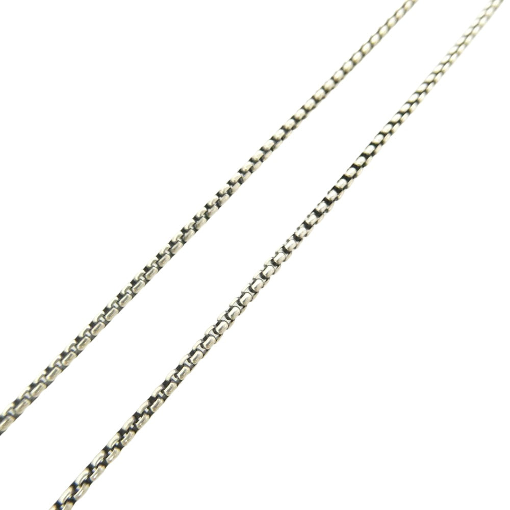 LONE ONES ロンワンズ メイティングフライト フック ボックス チェーン S ネックレス 18インチ シルバー系【美品】【中古】