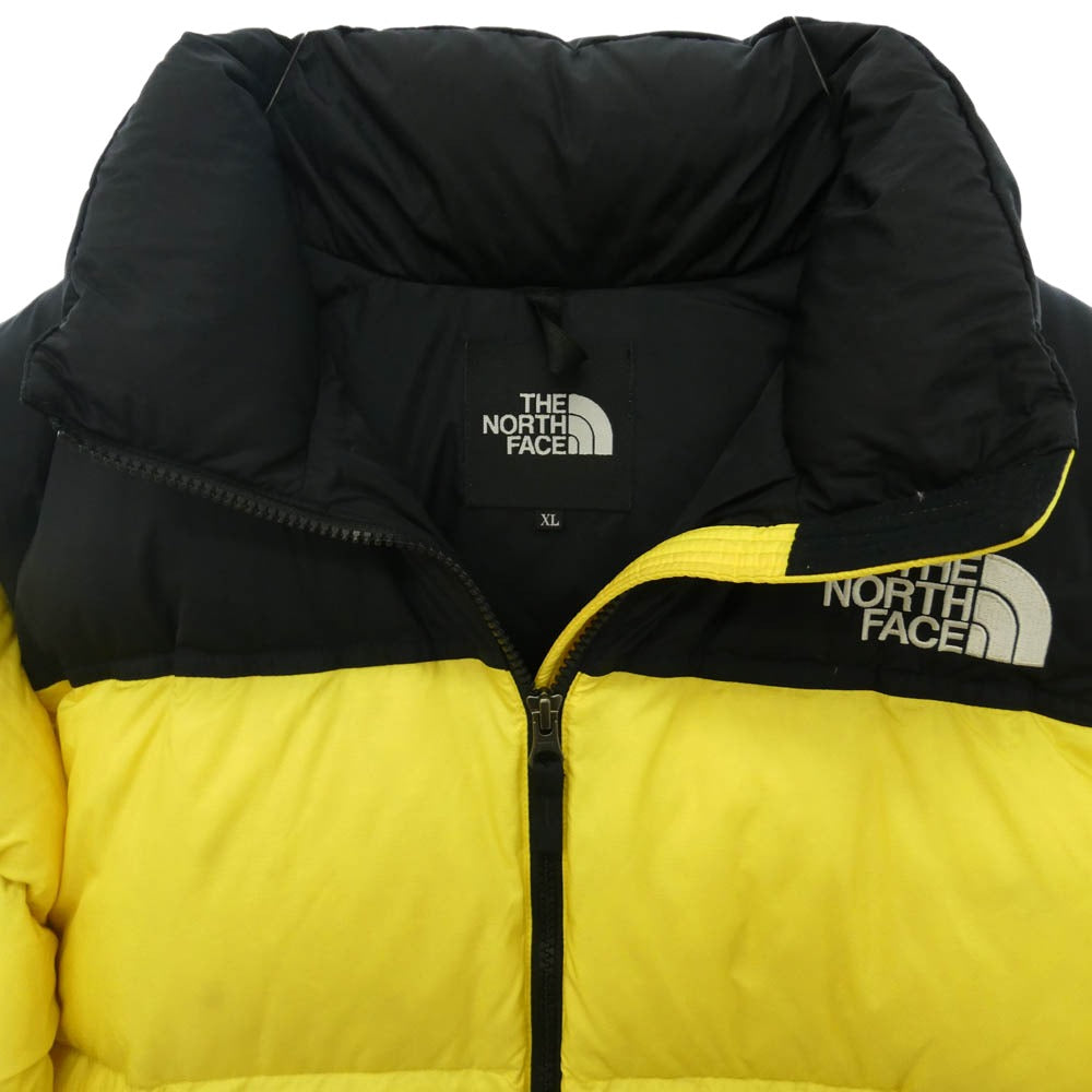 THE NORTH FACE ノースフェイス ND91841 NUPTSE JACKET ヌプシ ダウン ジャケット イエロー系 XL【中古】