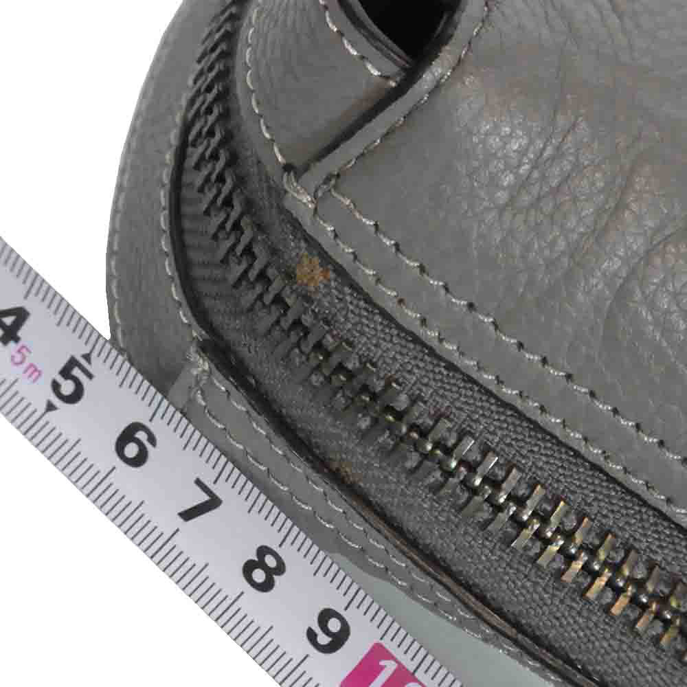 COACH コーチ C0244 ゴッサム ブリーフ シグネチャー レザー ビジネス 2WAY バッグ グレー系【中古】