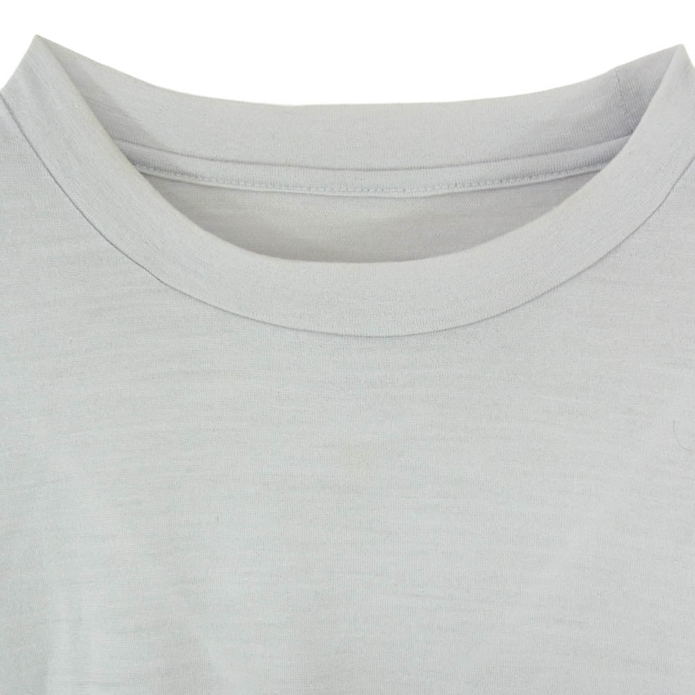 SOPHNET. ソフネット SOPH-250060 WASHABLE WOOL L/S TOP サマーウール クルーネック グレー系 L【中古】