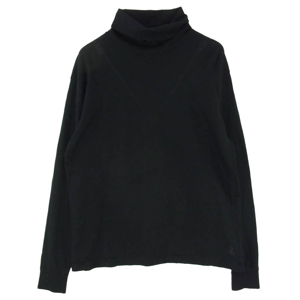 SOPHNET. ソフネット 20AW SOPH-202086 × CHICSTOCKS WOOL TURTLENECK PULLOVER ウール タートル ネック プルオーバー 長袖 Tシャツ ブラック系 L【中古】