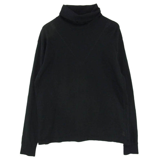 SOPHNET. ソフネット 20AW SOPH-202086 × CHICSTOCKS WOOL TURTLENECK PULLOVER ウール タートル ネック プルオーバー 長袖 Tシャツ ブラック系 L【中古】