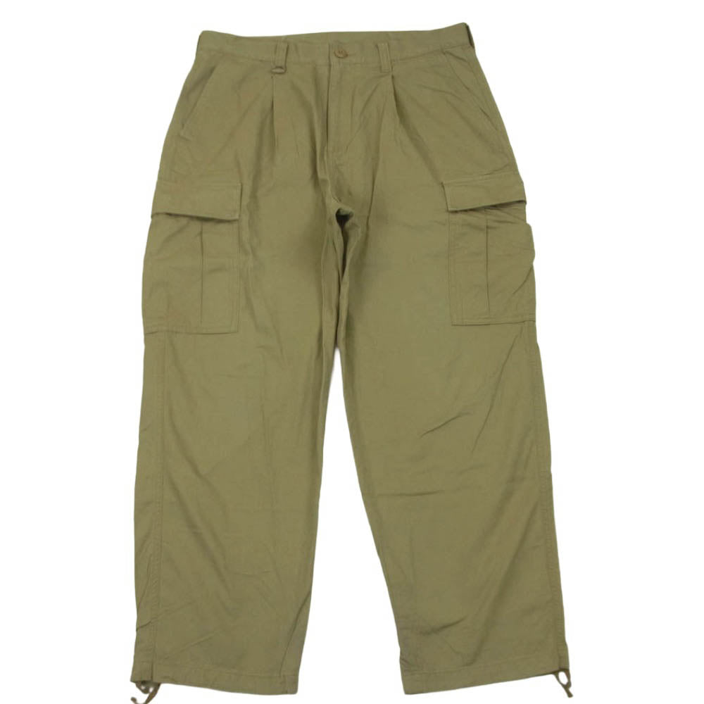 SOPHNET. ソフネット 24SS SOPH-240017 BRUSHED GABARDINE TAPERED CARGO PANTS カーゴ パンツ ベージュ系 XL【中古】