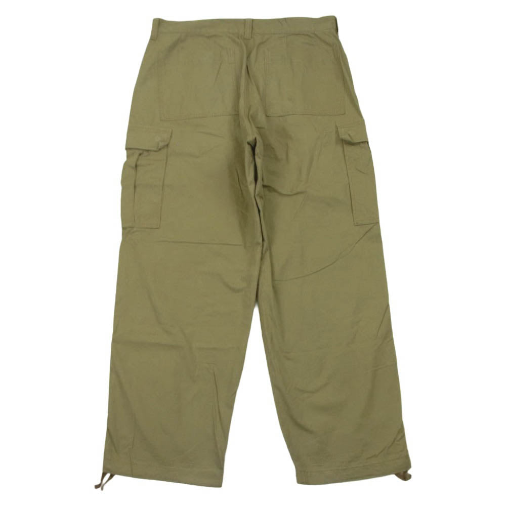 SOPHNET. ソフネット 24SS SOPH-240017 BRUSHED GABARDINE TAPERED CARGO PANTS カーゴ パンツ ベージュ系 XL【中古】
