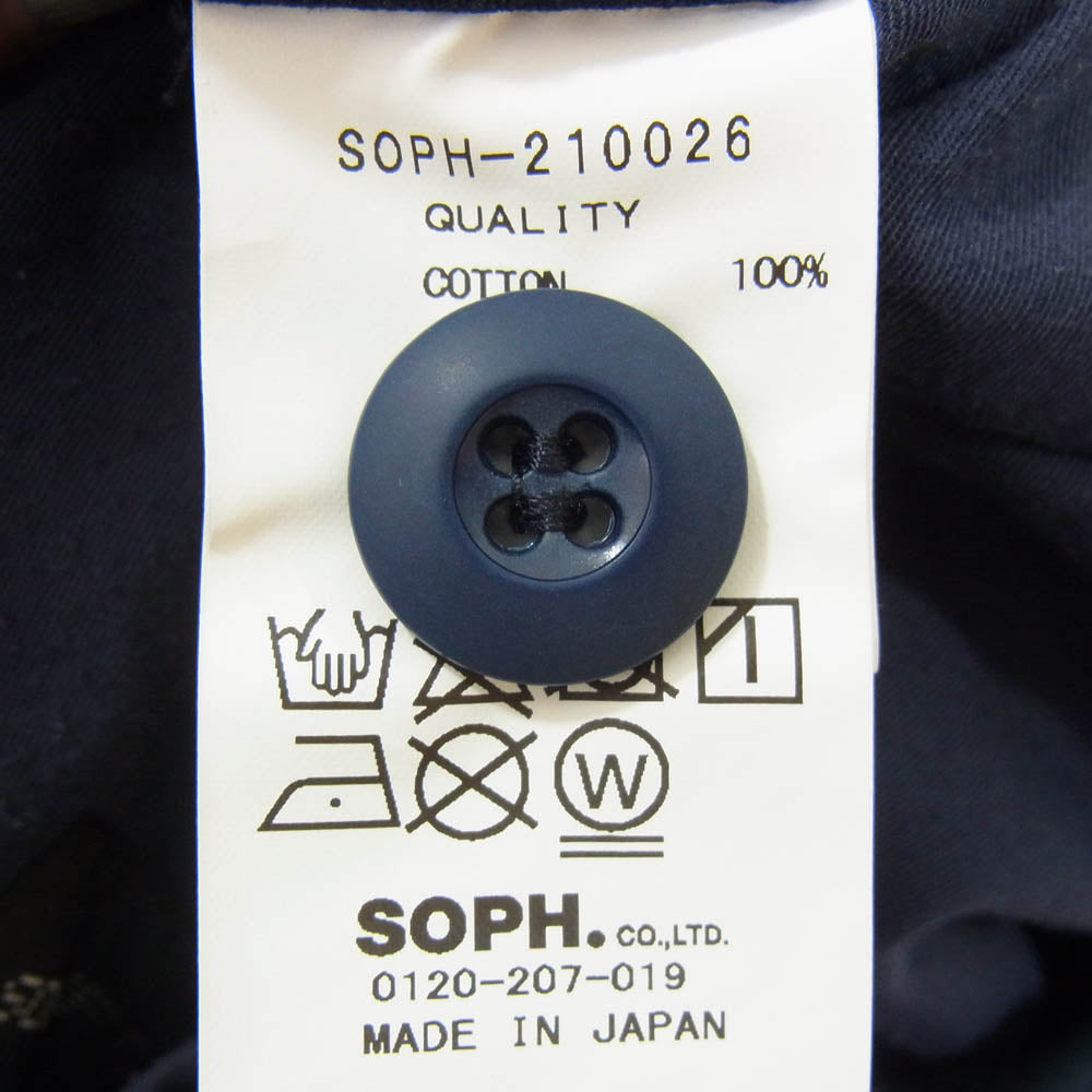 SOPHNET. ソフネット SOPH-210026 RIP STOP CARGO SHORTS リップストップ カーゴ ショーツ ネイビー系 L【中古】