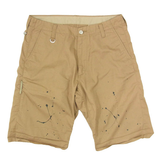 uniform experiment ユニフォームエクスペリメント UE-200039 DRIPPING SHORTS ドリッピング ショーツ キャメル系 ブラウン系 2【中古】