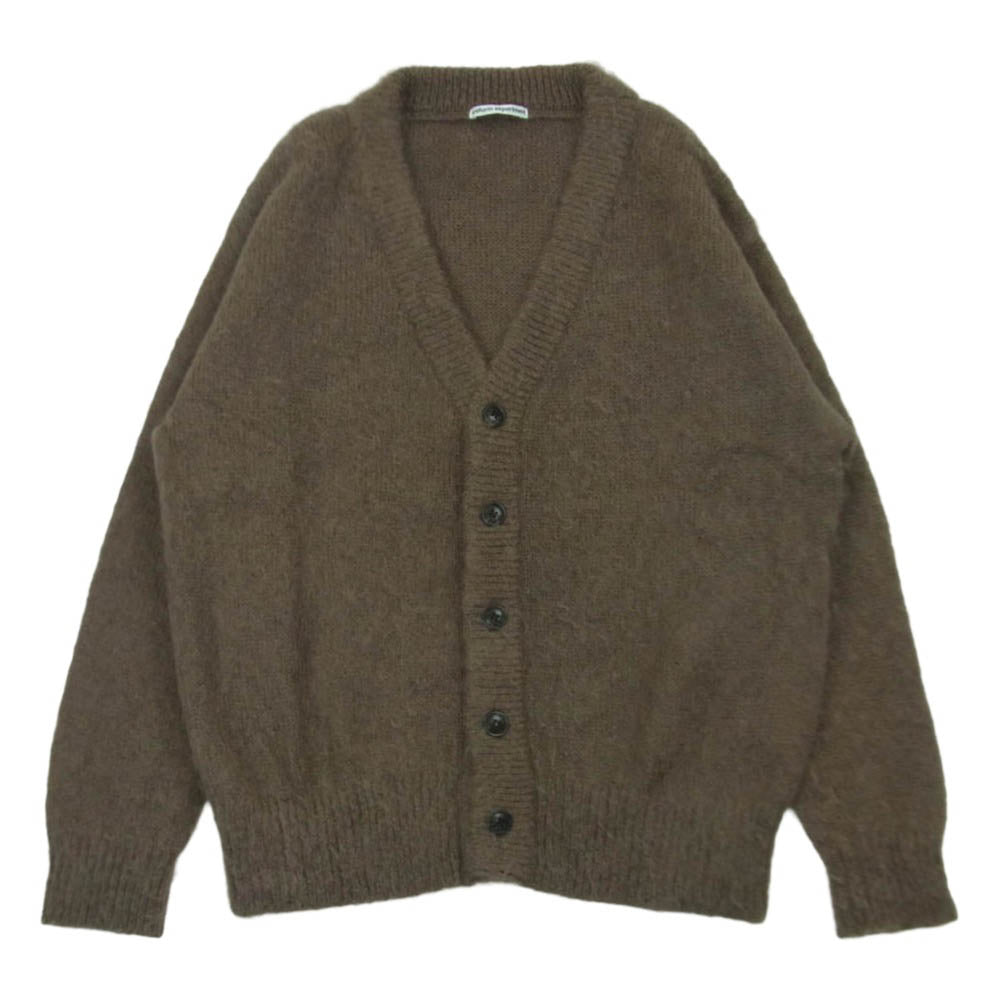 uniform experiment ユニフォームエクスペリメント 24AW UE-242047 モヘア ボタン カーディガン ブラウン系 グレイッシュブラウン系 2【中古】