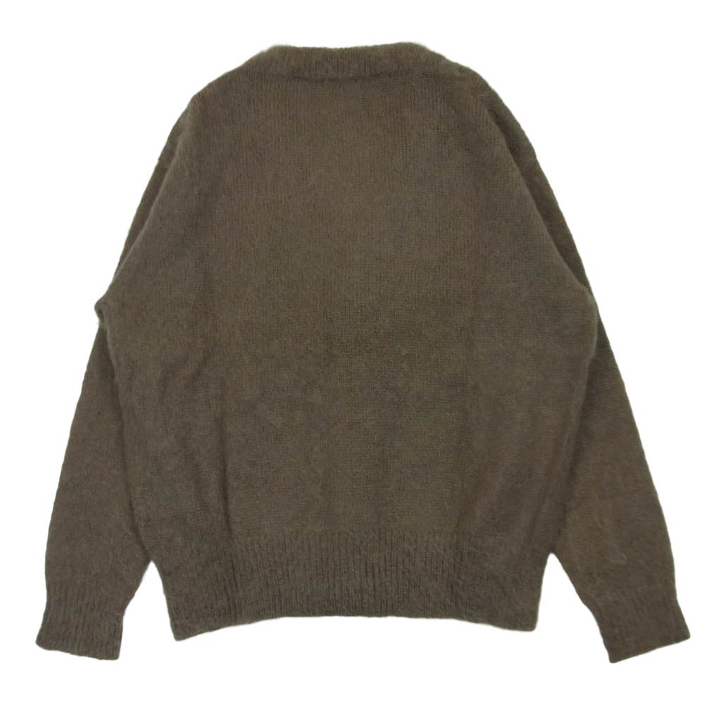 uniform experiment ユニフォームエクスペリメント 24AW UE-242047 モヘア ボタン カーディガン ブラウン系 グレイッシュブラウン系 2【中古】
