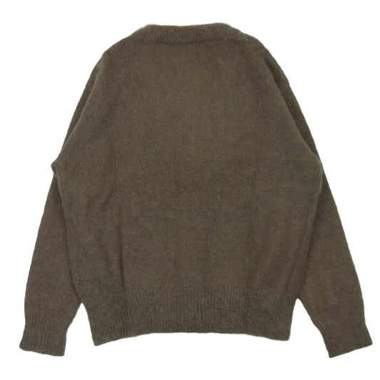 uniform experiment ユニフォームエクスペリメント 24AW UE-242047 モヘア ボタン カーディガン ブラウン系 グレイッシュブラウン系 2【中古】