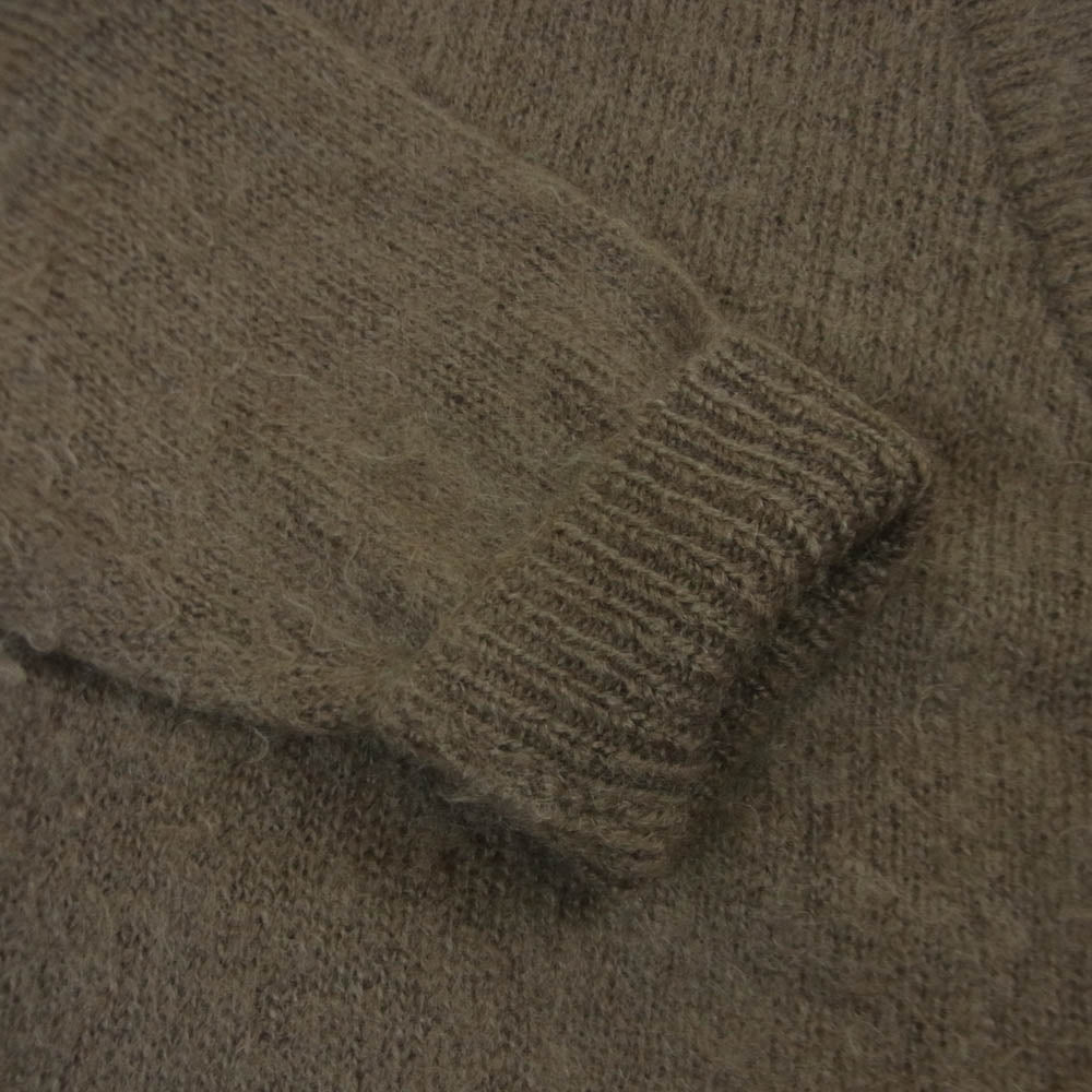 uniform experiment ユニフォームエクスペリメント 24AW UE-242047 モヘア ボタン カーディガン ブラウン系 グレイッシュブラウン系 2【中古】