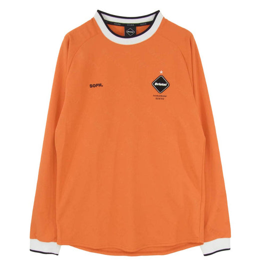 F.C.R.B. エフシーアールビー 17AW FCRB-178012 L/S TRAINING TOP トレーニング 長袖 ロングスリーブ カットソー オレンジ系 S【中古】