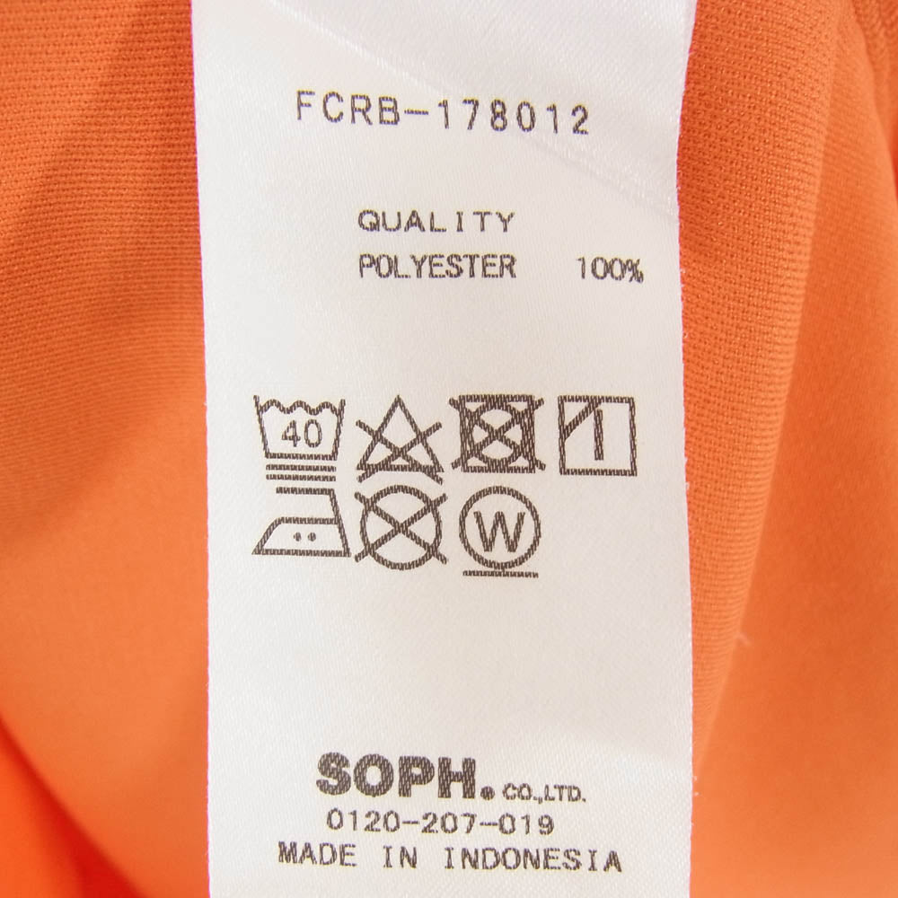 F.C.R.B. エフシーアールビー 17AW FCRB-178012 L/S TRAINING TOP トレーニング 長袖 ロングスリーブ カットソー オレンジ系 S【中古】