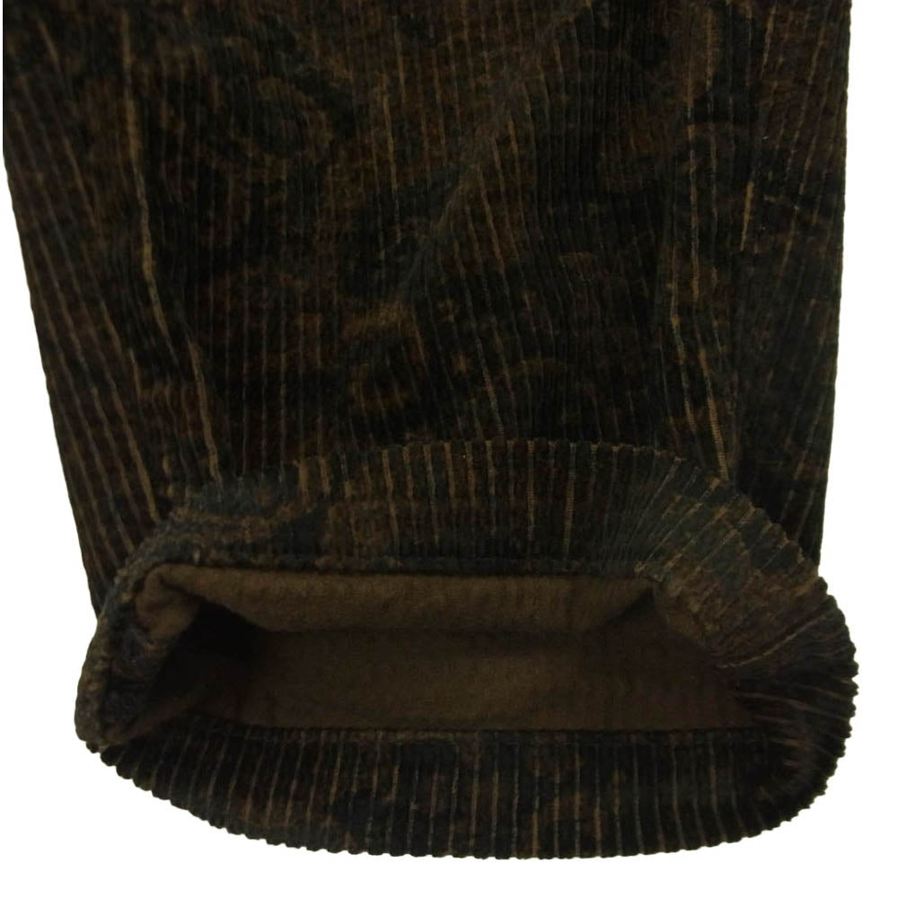 SOPHNET. ソフネット SOPH-222009 ベルト付き コーデュロイ 1タック パンツ 日本製 ダークブラウン系 M【中古】