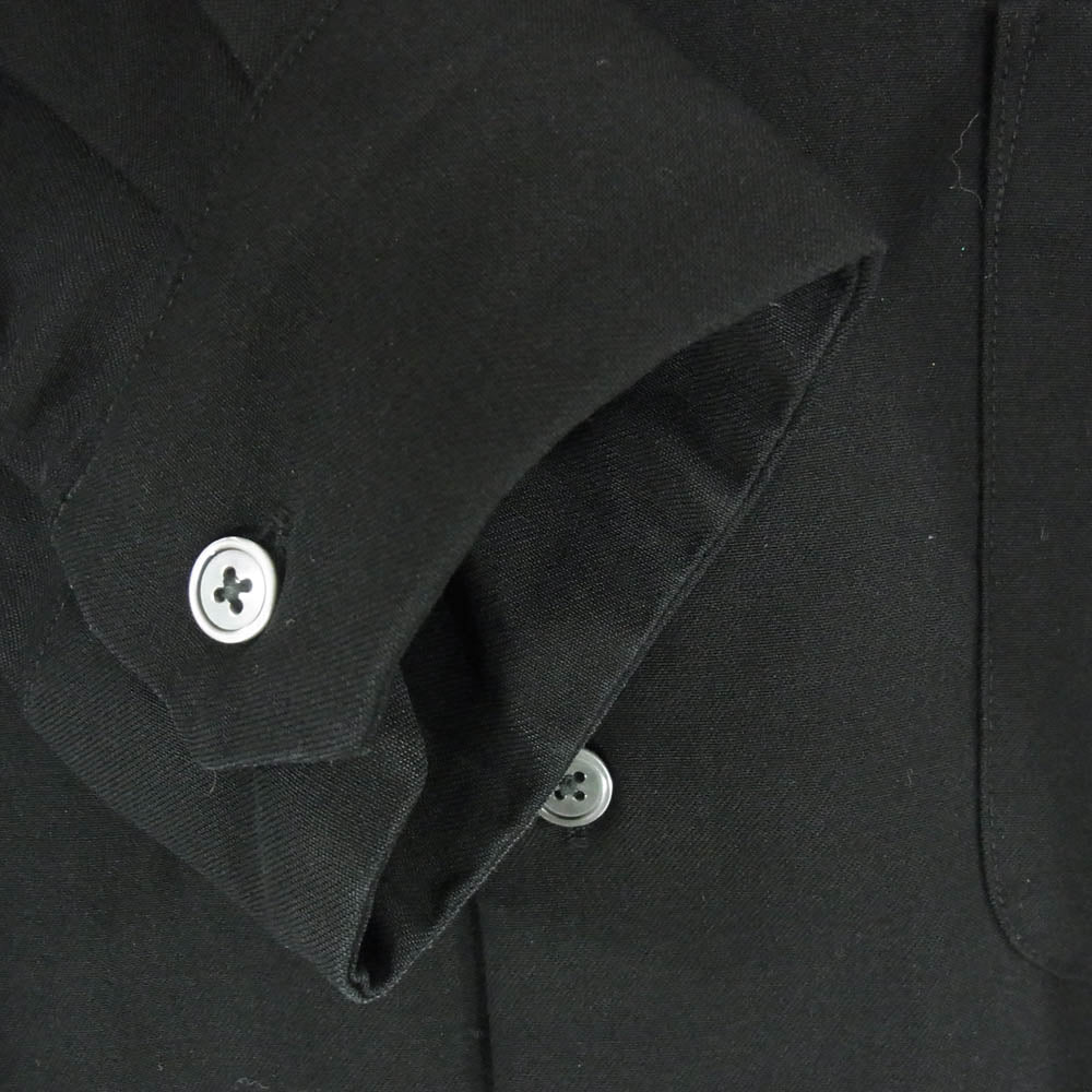 SOPHNET. ソフネット 23SS SOPH-230016 BAGGY BAND COLLAR SHIRT バギー バンドカラー 長袖 シャツ ブラック系 XL【中古】