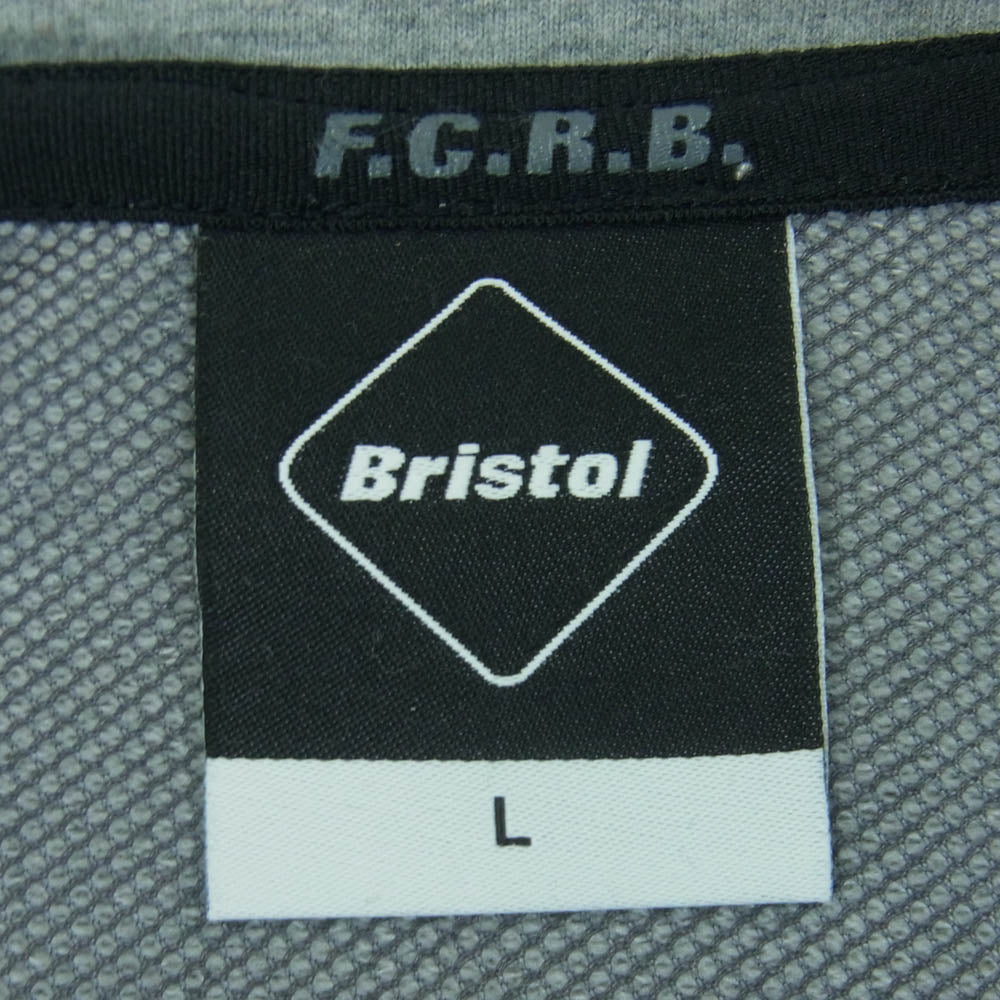 F.C.R.B. エフシーアールビー FCRB-170009 VENTILATION HOODY ベンチレーション ジップアップ フーディー パーカー グレー系 L【中古】
