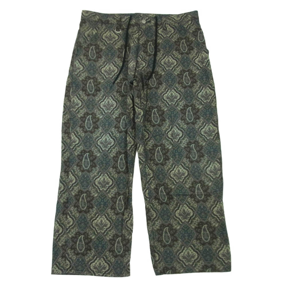 SOPHNET. ソフネット SOPH-230048 WIDE PANTS ワイド パンツ コットン 日本製 グレー系 マルチカラー系 XL【中古】