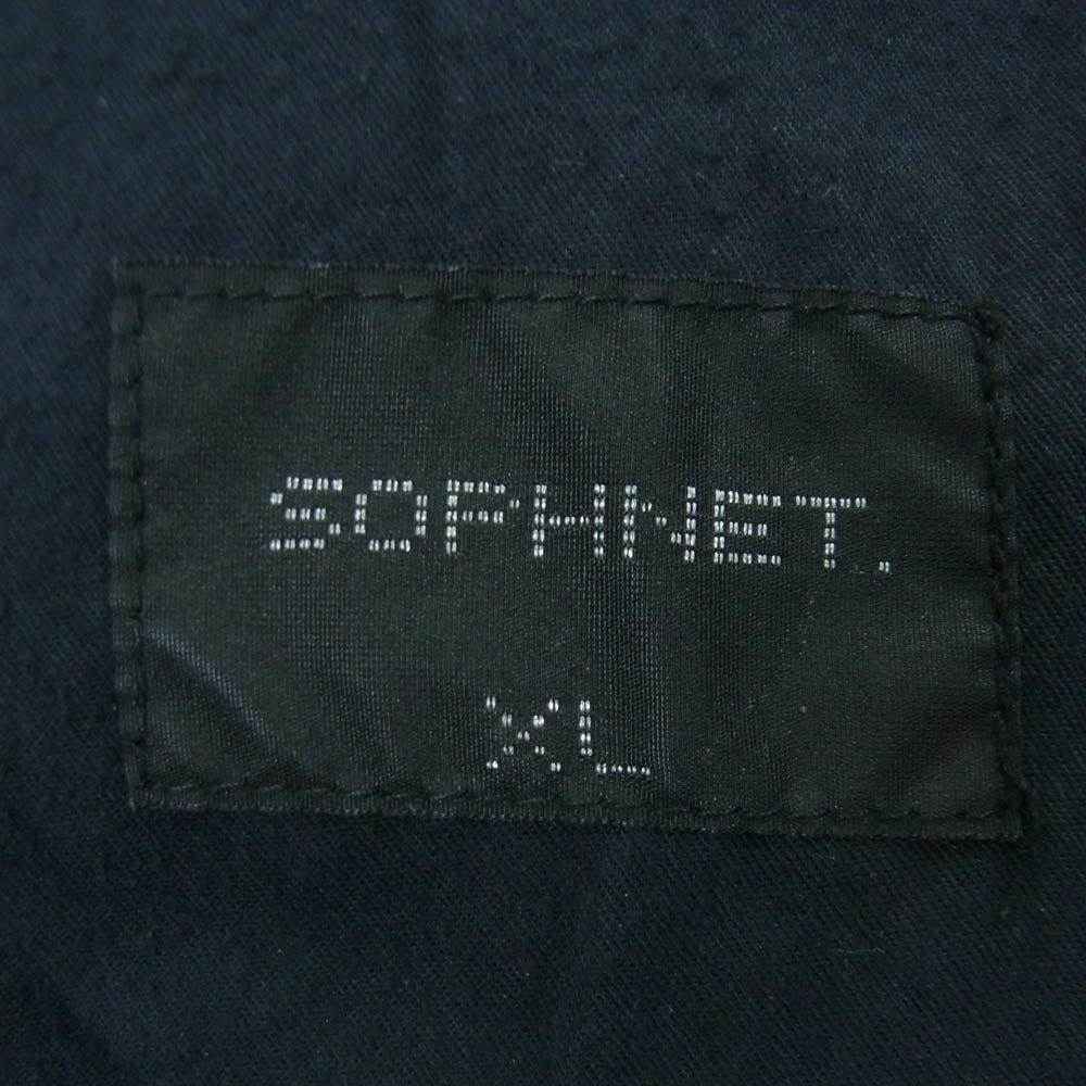 SOPHNET. ソフネット SOPH-230048 WIDE PANTS ワイド パンツ コットン 日本製 グレー系 マルチカラー系 XL【中古】