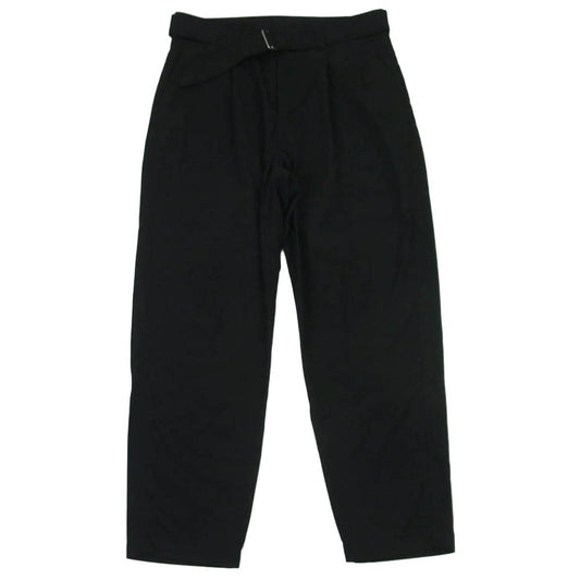 SOPHNET. ソフネット SOPH-220038 WIDE BELTED BAGGY TUCK TAPERED PANTS テーパード パンツ 日本製 ブラック系 M【中古】